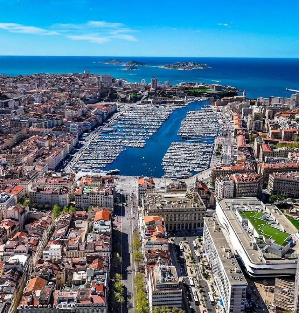 Terrasse - Hyper Centre - 2 Chambres - Parking Gratuit - Calme & Lumineux - Arrivee Autonome Marseilles Apartment